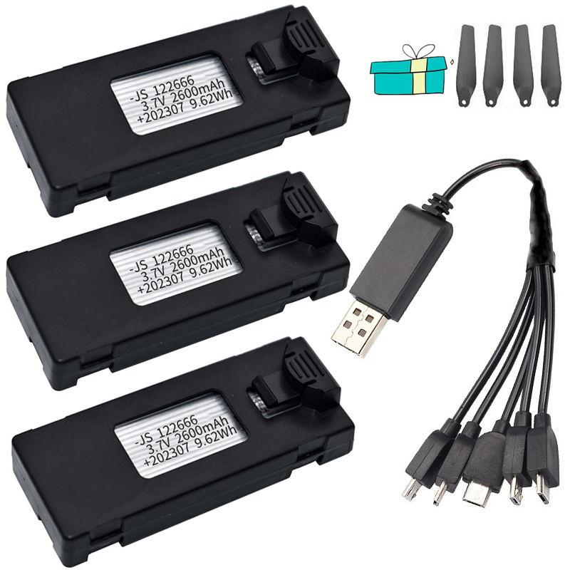 Eachine Drone E58 - Baterai Drone 3.7V 2600Mah aksesori pengisi