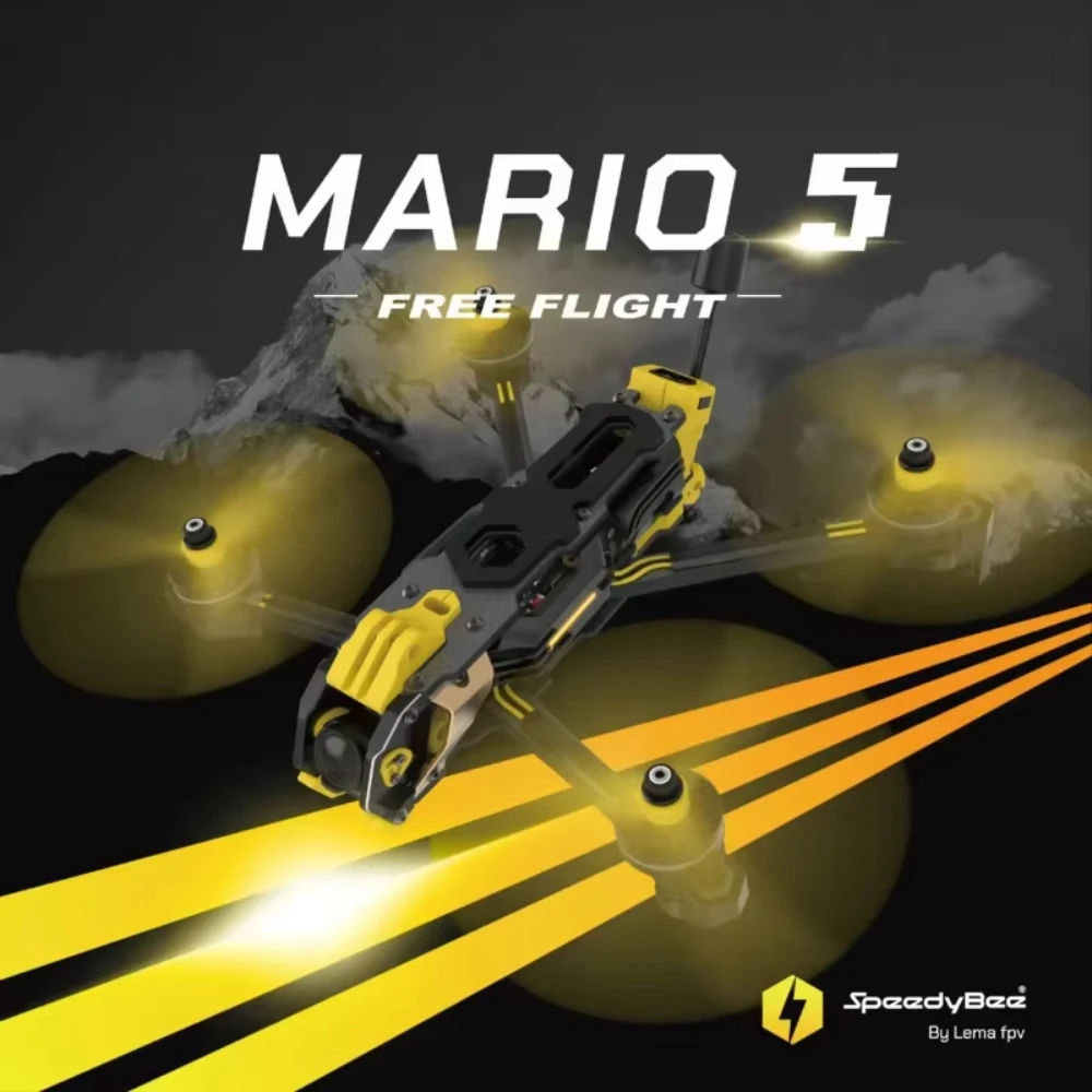 Fpv Drone Kit - Kit Rangka Speedybee Mario 5 O4,